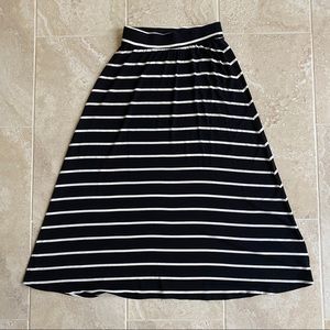 Striped Maxi Skirt